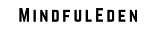 Mindful Eden logo with a clean and minimal design representing calmness and mindfulness.